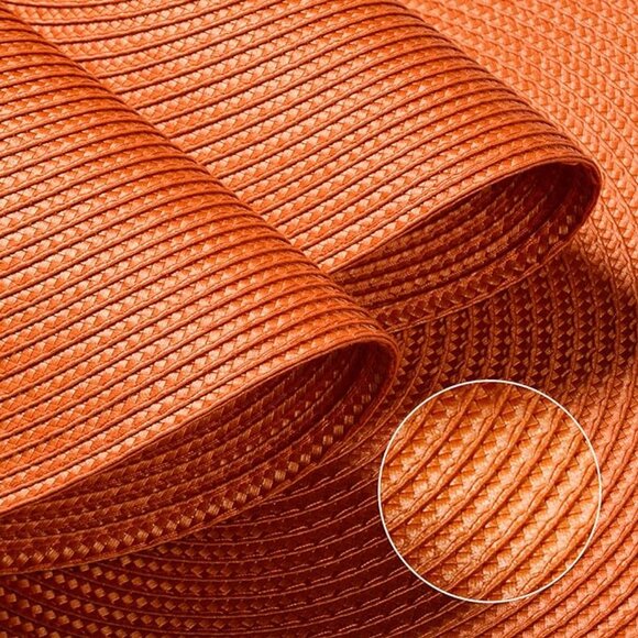 FunWheat Round Braided Placemats Set of 6 NWT - Picture 5 of 8